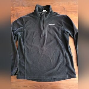 Avalanche Black Quarter-Zip Fleece Pullover Size Medium
